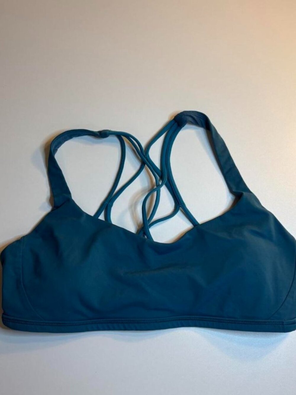Lululemon blue sports bra